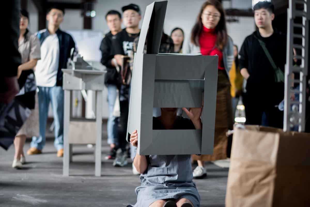 Paperwork was produced by BetweenTwoHands (Netherlands) and staged as part of the Wuzhen International Theatre Festival 2019 in Zhaoming Academy